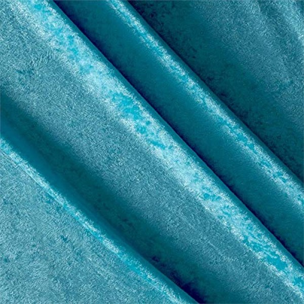 Stretch Velvet Fabric by The Yard - Midnight Blue Velvet