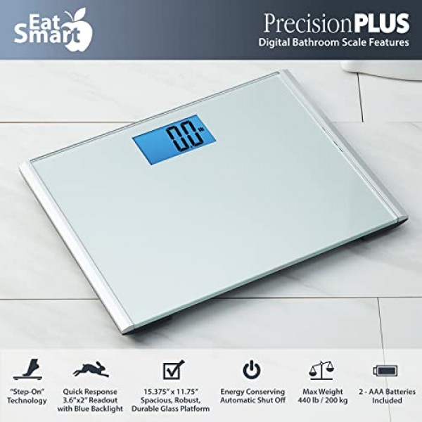 Precision Premium Digital Bathroom Scale – Eat Smart