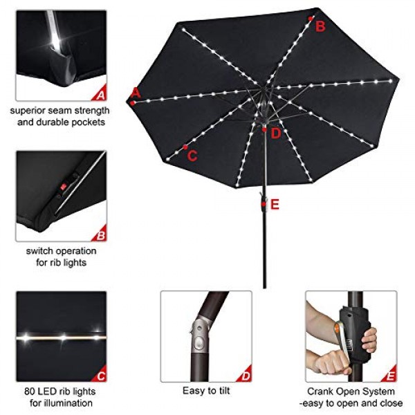 eliteshade sunbrella solar umbrellas