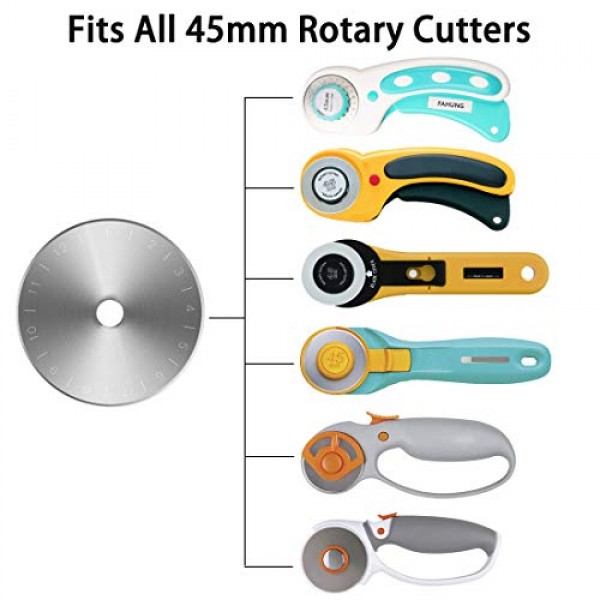 Fahung 45mm Rotary Cutter for Fabric Rotary Cutter with Safety