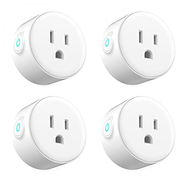 Generic Mini Smart Plug, Wi-Fi Outlet Socket Works with Alexa and Google  Home, Remote Control with Timer Function, No Hub Required, ETL