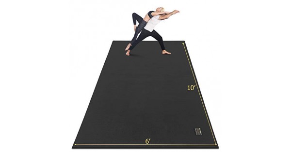 GXMMAT Extra Large Yoga Mat 10'x6'x7mm, Thick Workout ...