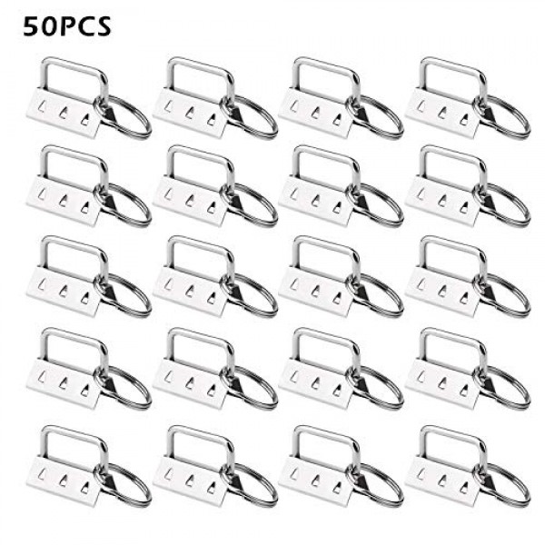 50PCS Lanyard for KEY Fob Hardware 1 Inch for KEYchain and
