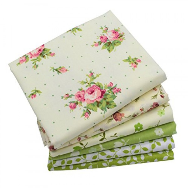 Vintage Rose Floral Fat Quarters Fabric Bundles 18 x 22 inches for  Multicolor