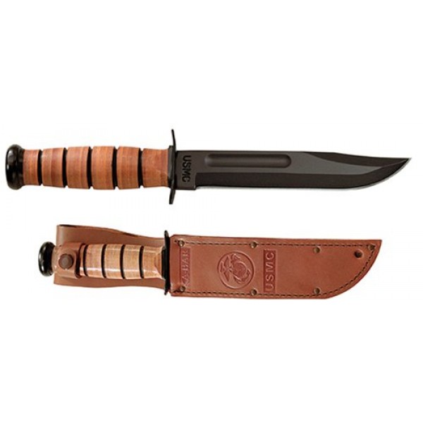 KA-BAR Full Size US Marine Corps Fighting Knife, Straight