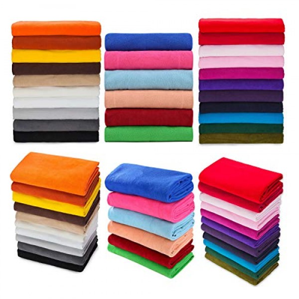Polar Fleece Fabric,Quality Material,International Approved Test Report for  Anti Pill Finish. 27 Fashion Colors,Medium 320Grams Weight.