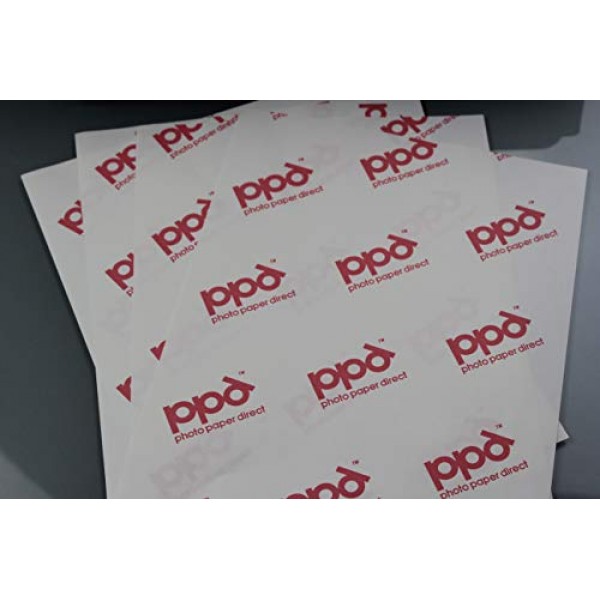PPD Inkjet Iron-On Mixed Light and Dark Transfer Paper LTR 8.5X11 - Pack of  40 Sheets (PPD005-Mix)