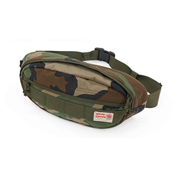 Rough Enough Mens Tactical Fanny Pack Crossbody Large Waist Bag for Men  Military