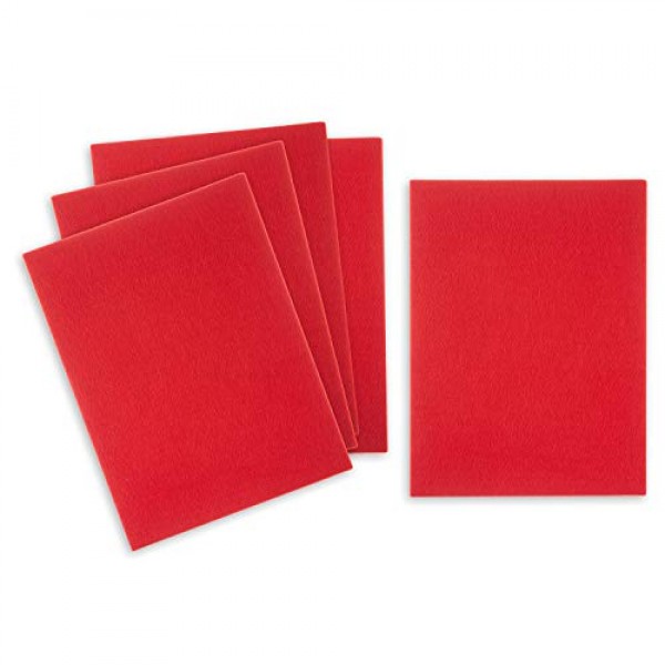 Red Felt Sheets 9 x 12