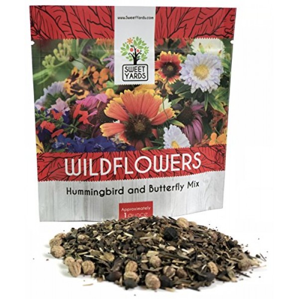 Wildflower Seeds Butterfly and Humming Bird Mix - Large 1 ...