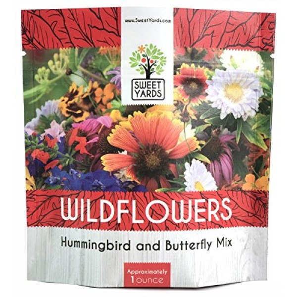 Wildflower Seeds Butterfly and Humming Bird Mix - Large 1 ...
